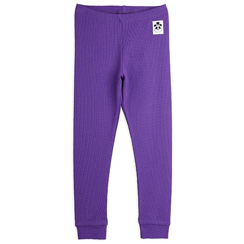 [mini rodini] Rib leggings - Purple