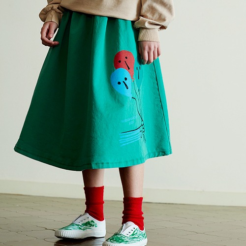 [weekendhousekids] Ballon skirt - Green