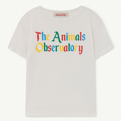 [T.A.O.] ROOSTER KIDS+ T-SHIRT - White The Animals