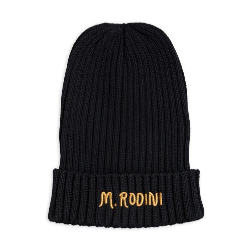 [minirodini] Fold up rib hat - Black