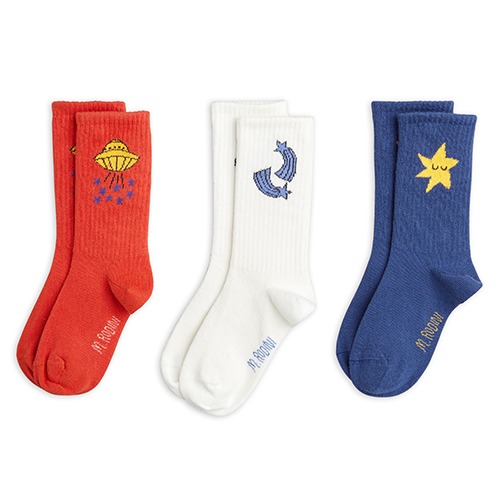 [MINIRODINI] Ufo socks 3-pack - Multi