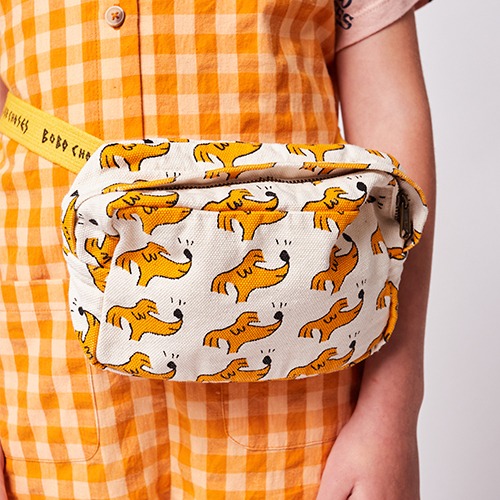 [bobochoses] Sniffy Dog all over belt pouch