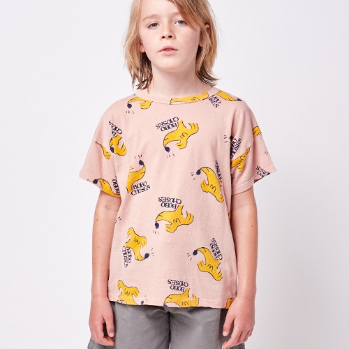 [bobochoses] Sniffy Dog all over short sleeve T-shirt