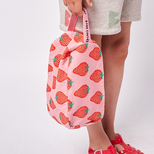 [bobochoses] Stawberry all over pouch