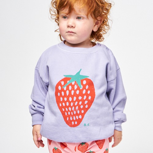 [bobochoses] Strawberry sweatshirt - BABY