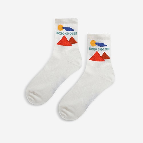 [bobochoses] Landscape short socks
