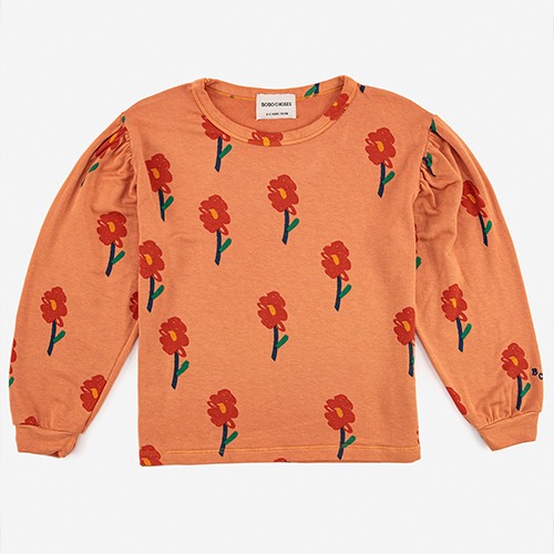 [bobochoses] Flowers all over long sleeve T-shirt - KID