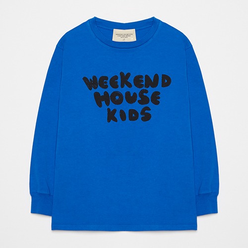 [weekendhousekids] Logo l/s t-shirt - Blue
