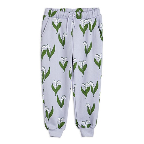 [minirodini] Lily of the valley aop sweatpants - Blue