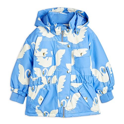 [minirodini] Swan soft ski jacket - Blue