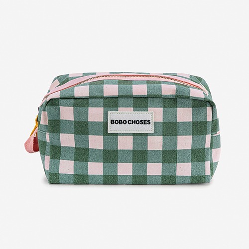 [bobochoses] Checked pouch - ADULT