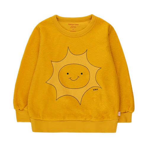 [tinycottons] TINY SUN SWEATSHIRT - deep yellow/yellow