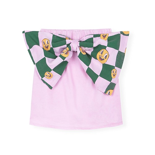 [FreshDinosaurs] Smiley Ribbon Skirt