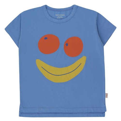 [tinycottons] SMILE TEE - lilac blue