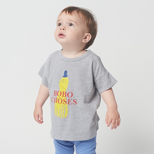 [bobochoses] Yellow Squid T-shirt - BABY