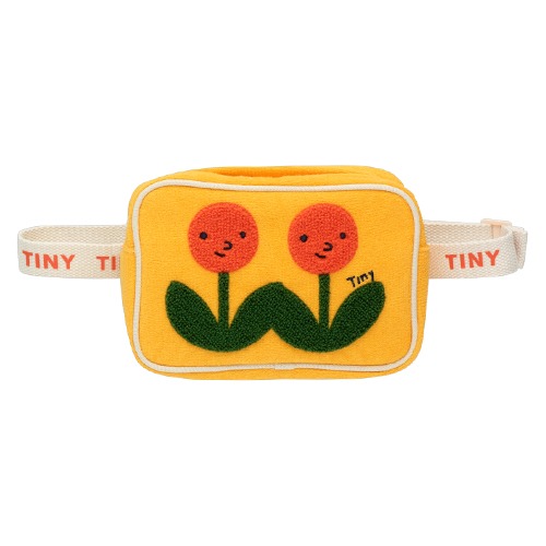 [tinycottons] FLOWERBEDS FANNY BAG - yellow