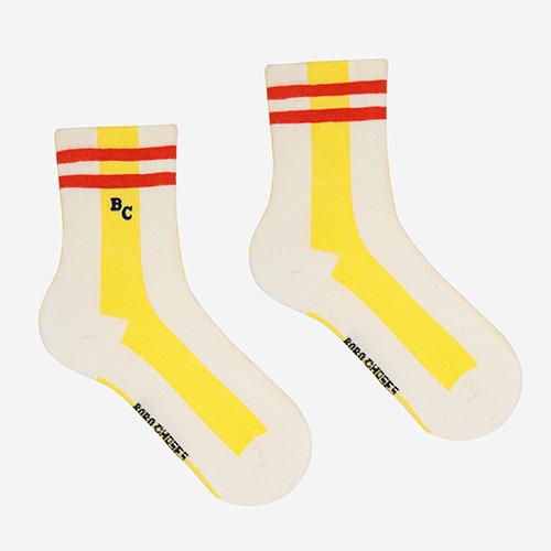 [bobochoses] Yellow stripes long socks - ACC. KID