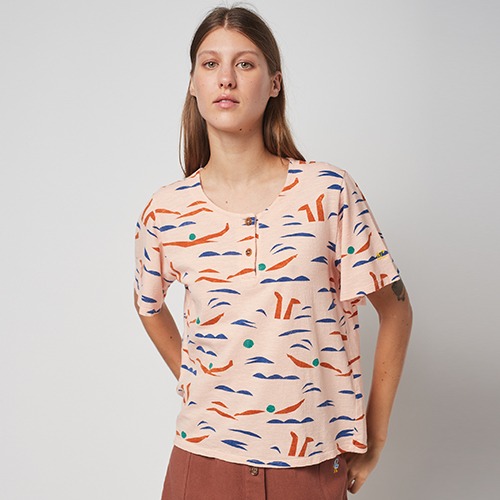 [bobochoses] Swimmers Buttoned Top - WOMAN