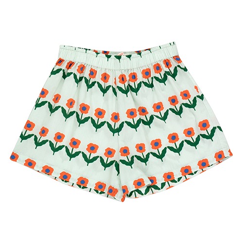 [tinycottons] FLOWERBEDS LONG SHORT - off-white