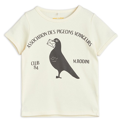 [minirodini] Pigeons sp ss tee - Offwhite