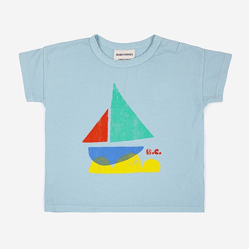 [bobochoses] Multicor Sail Boat T-shirt - BABY
