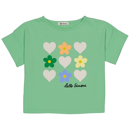 [hellosimone] Crop t-shirt - Green Lover