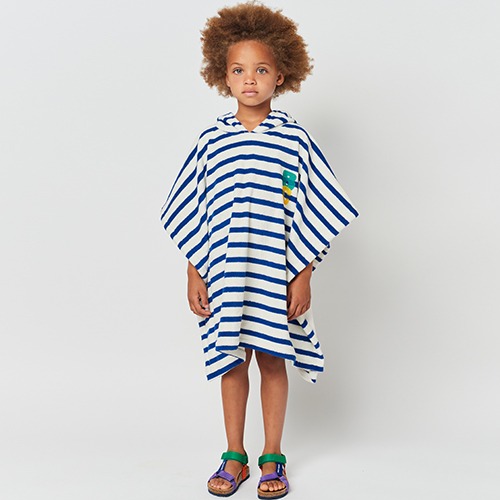 [bobochoses] Blue stripes all over bathrobe - ACC. KID