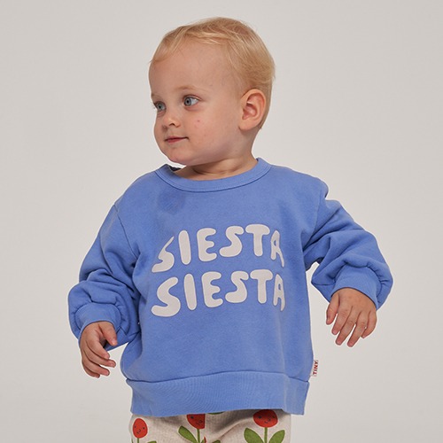 [tinycottons] SIESTA BABY SWEATSHIRT - lilac blue/light cream (baby)