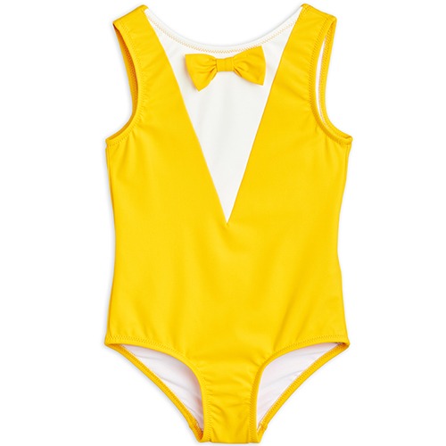 [minirodini] Bow swimsuit - Yellow