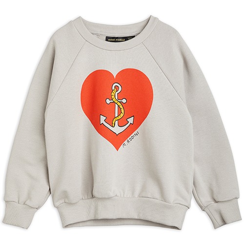 [minirodini] Sailors heart sp sweatshirt - Grey