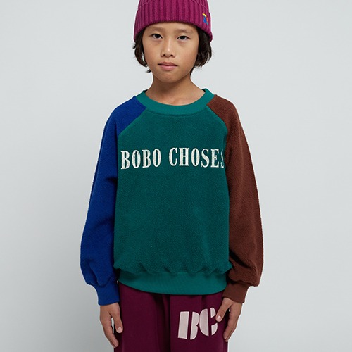 [bobochoses] Bobo Choses Color Block sweatshirt