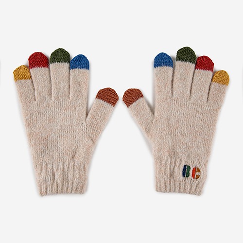 [bobochoses] BC Colored Fingers knitted gloves