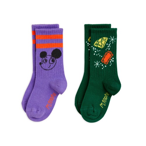 [minirodini] Ritzrats 2-pack socks - Multi