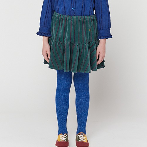 [bobochoses] B.C. Striped Ruffle Skirt